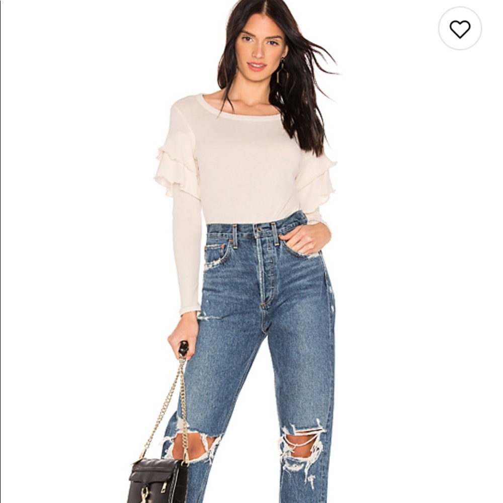 Chaser Ruffle Long Sleeve Shirt - Picture 2 of 2